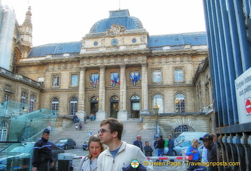 Entrance to the Palais de Justice